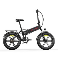 ELETRONBIKE OD20 Sklopivi električni bicikl 20" FAT, 250 W, 48 V / 13 Ah, domet do 100 km, crni